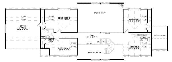 upper floor house blueprint