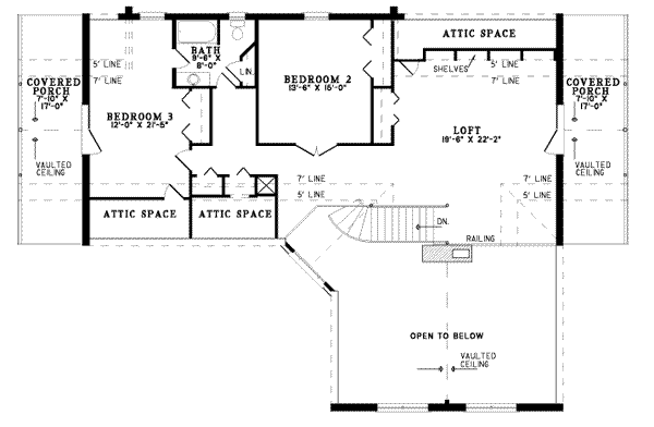 upper floor house blueprint