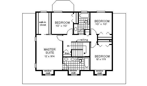 upper floor house blueprint
