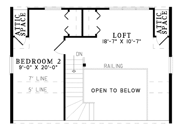 upper floor house blueprint