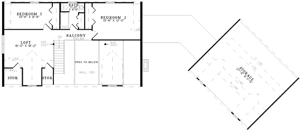 upper floor house blueprint
