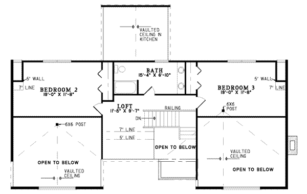 upper floor house blueprint