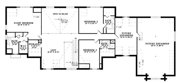 upper floor house blueprint