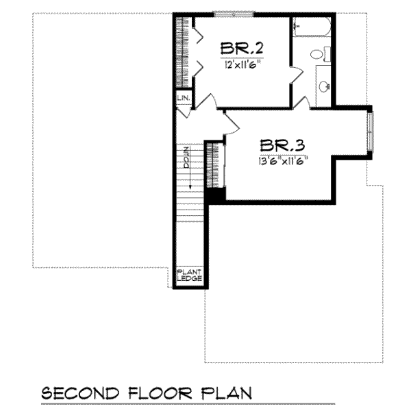 upper floor house blueprint