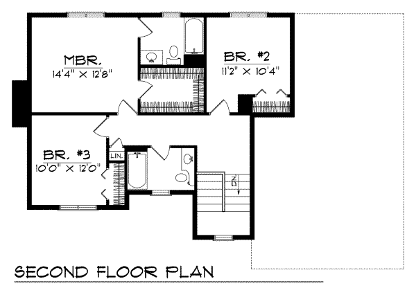 upper floor house blueprint