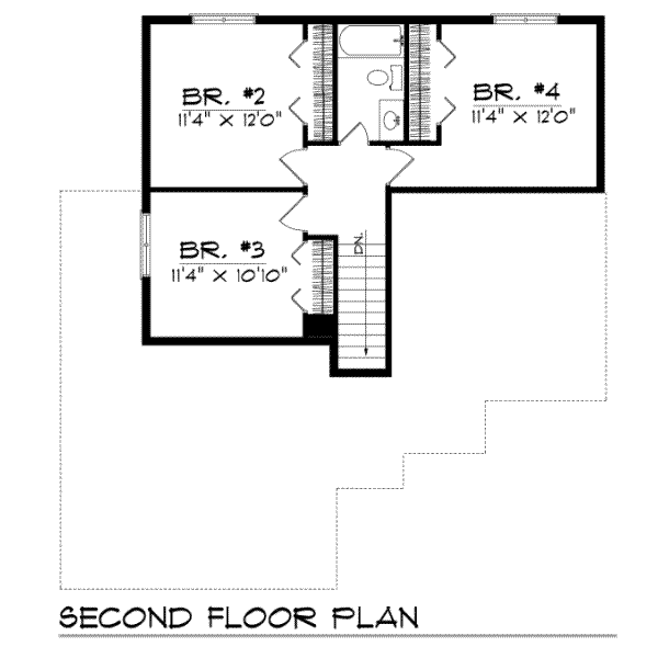 upper floor house blueprint