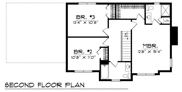 upper floor house blueprint