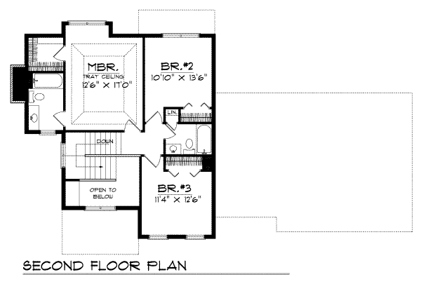 upper floor house blueprint