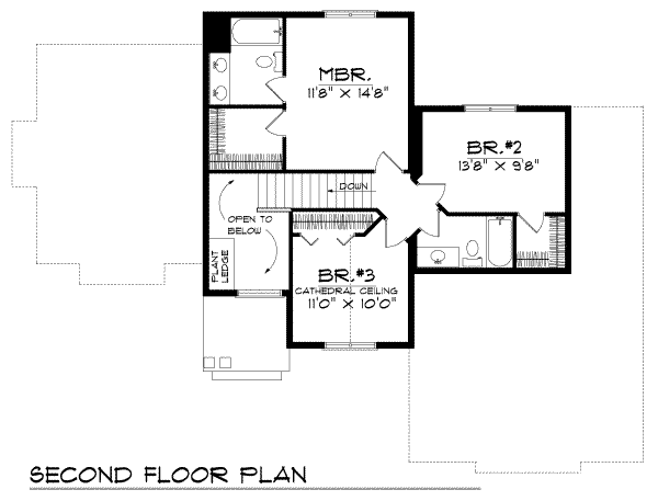 upper floor house blueprint