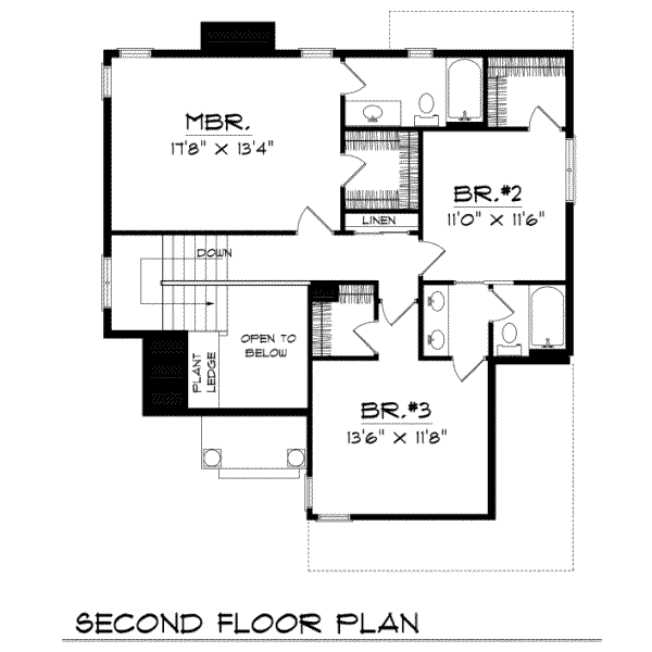 upper floor house blueprint