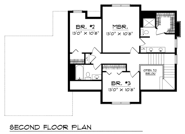 upper floor house blueprint