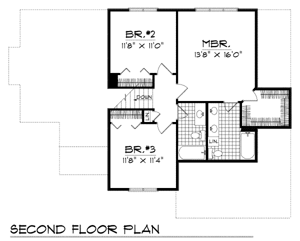 upper floor house blueprint