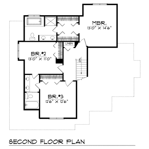 upper floor house blueprint
