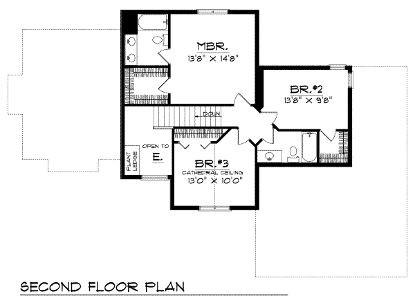 upper floor house blueprint
