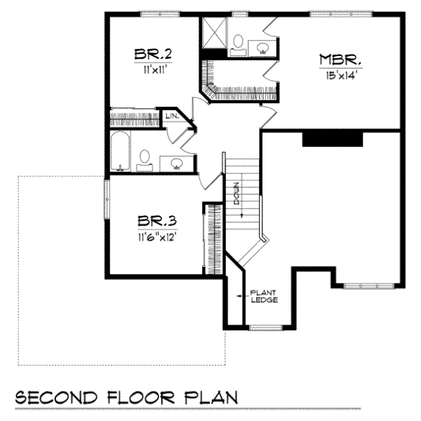 upper floor house blueprint