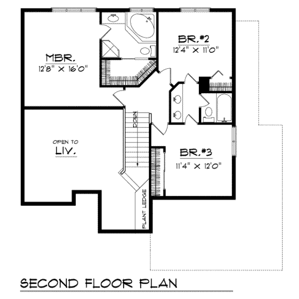 upper floor house blueprint