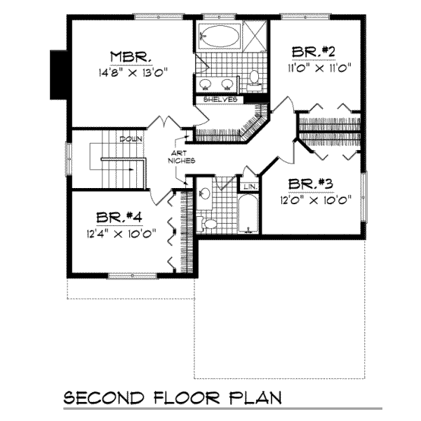 upper floor house blueprint