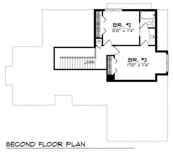 upper floor house blueprint