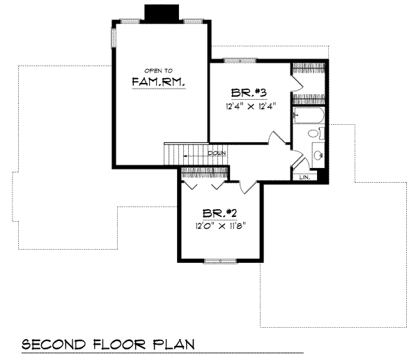 upper floor house blueprint