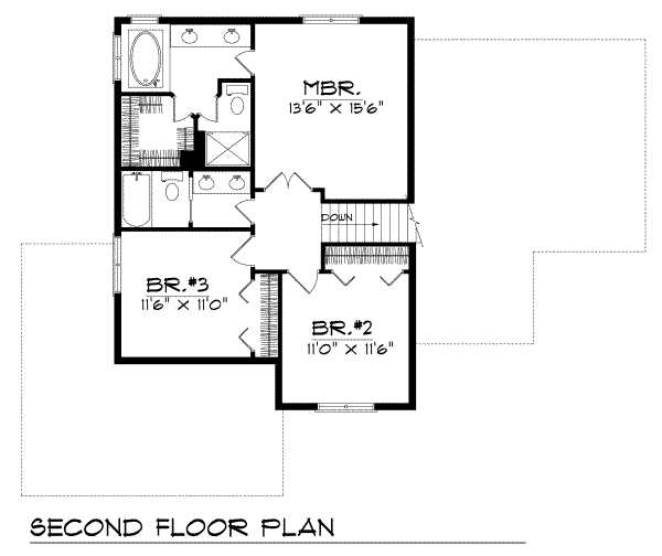 upper floor house blueprint