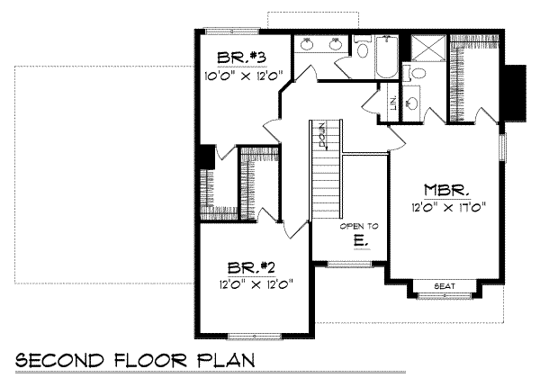 upper floor house blueprint