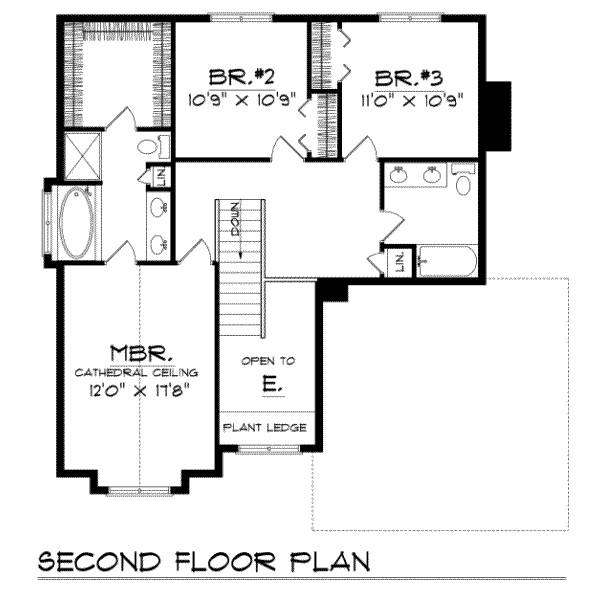 upper floor house blueprint