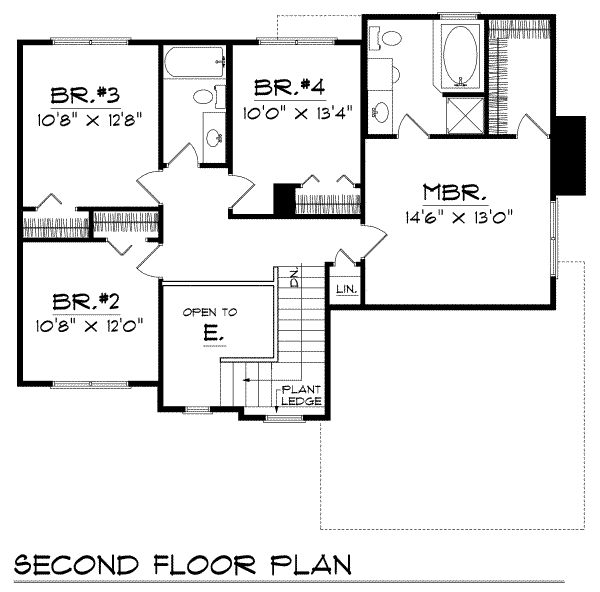 upper floor house blueprint