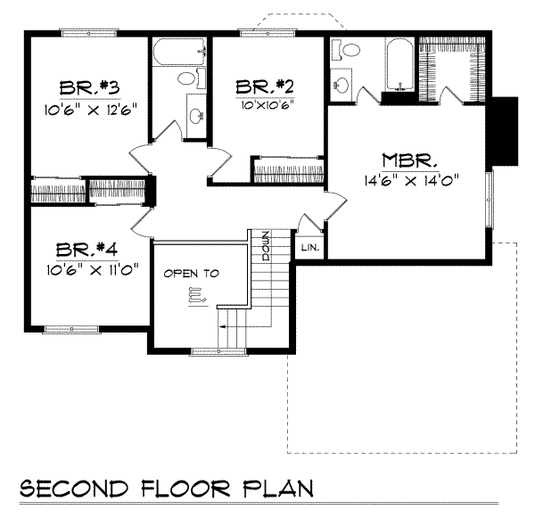 upper floor house blueprint