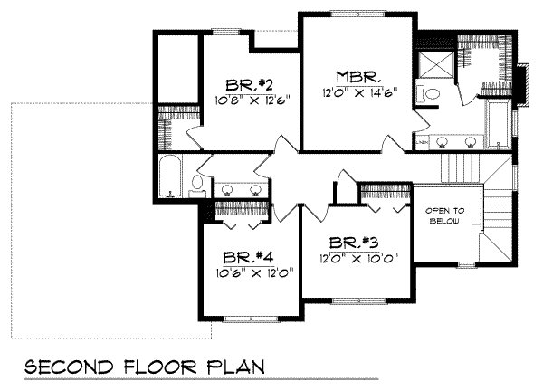 upper floor house blueprint