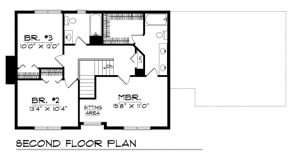 upper floor house blueprint