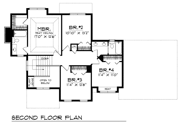 upper floor house blueprint