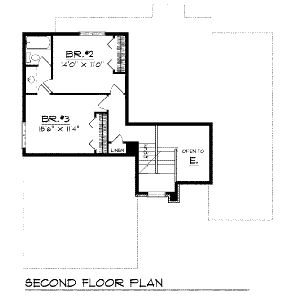 upper floor house blueprint