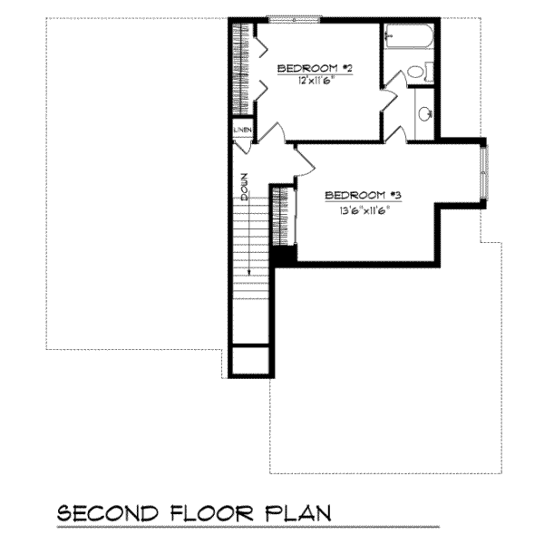 upper floor house blueprint