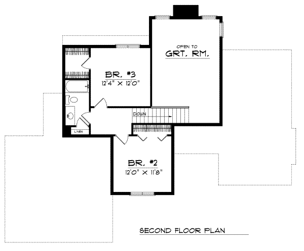 upper floor house blueprint