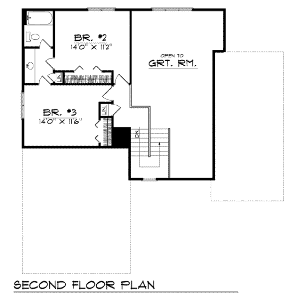 upper floor house blueprint