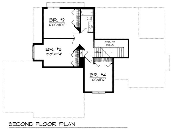 upper floor house blueprint