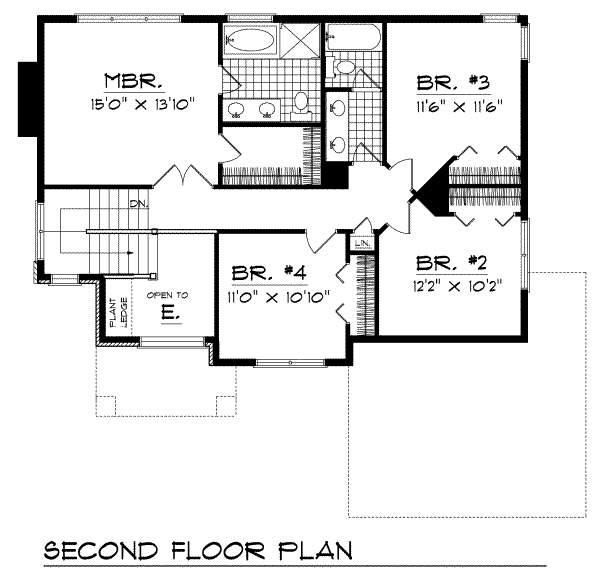 upper floor house blueprint