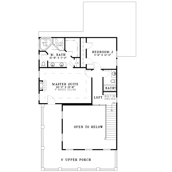 upper floor house blueprint
