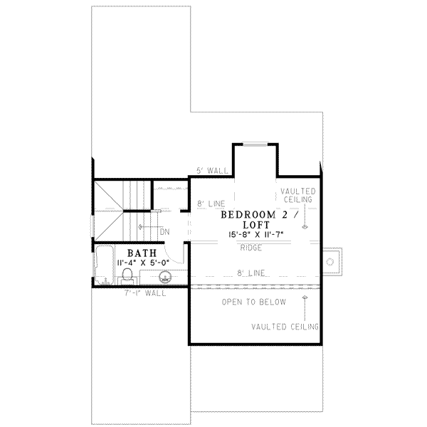 upper floor house blueprint