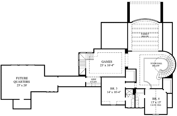 upper floor house blueprint