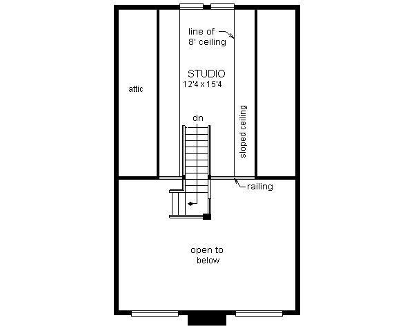 upper floor house blueprint