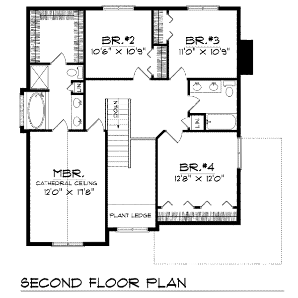 upper floor house blueprint