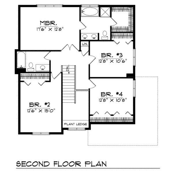 upper floor house blueprint