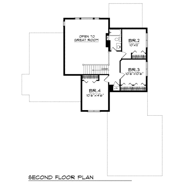 upper floor house blueprint