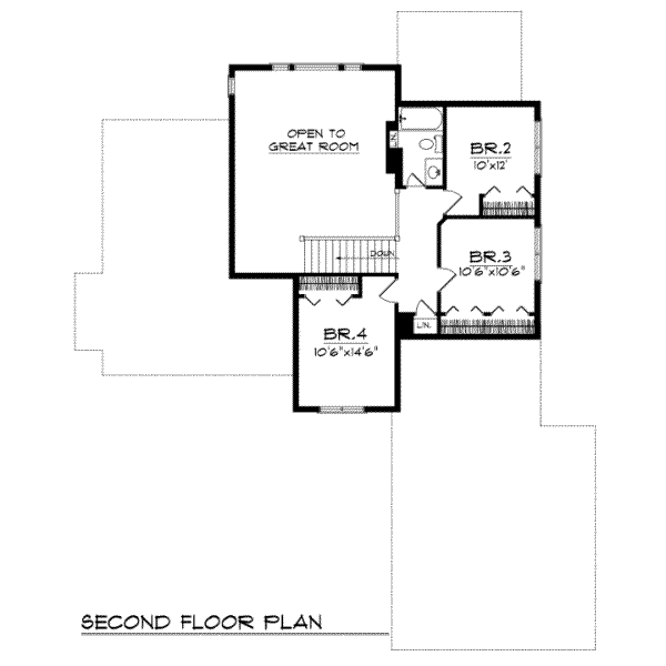 upper floor house blueprint