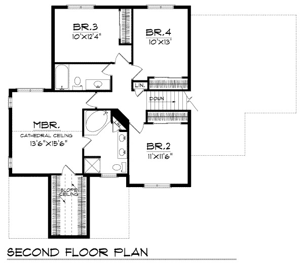 upper floor house blueprint