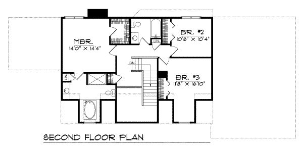 upper floor house blueprint