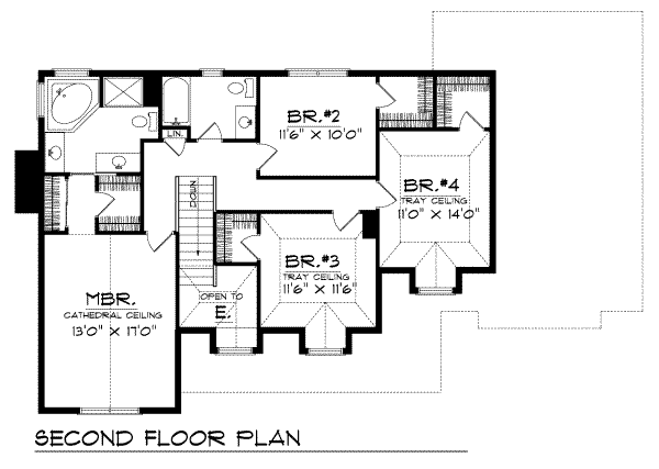 upper floor house blueprint