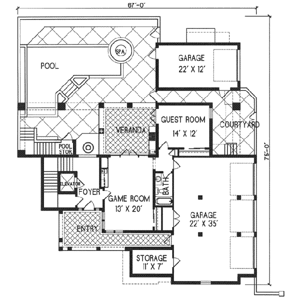 extra floor house blueprint