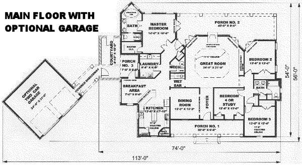 extra floor house blueprint